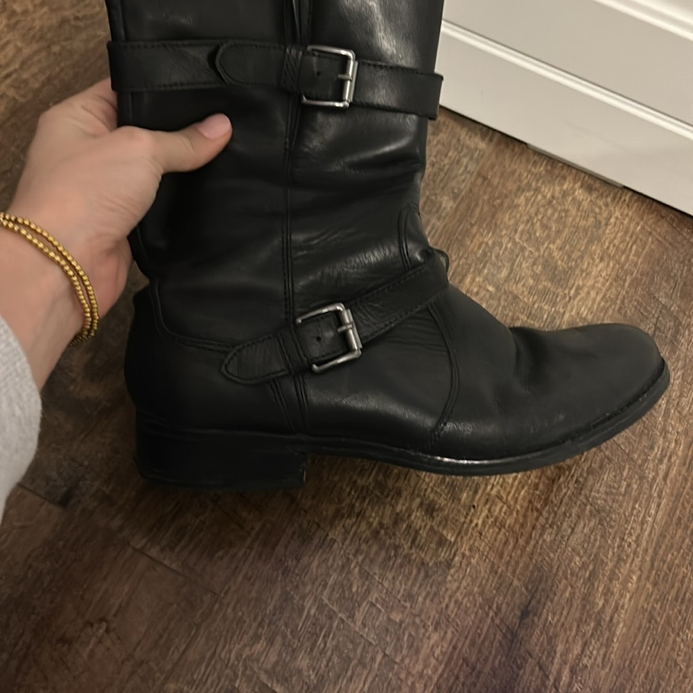 Black knee high boots - Picture 3 of 4